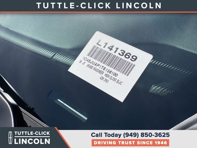 2026 Jeep Grand Wagoneer 4DR 2WD