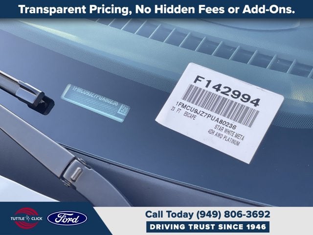 2023 Ford Escape Platinum