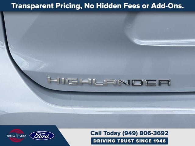 2023 Toyota Highlander Hybrid Bronze Edition