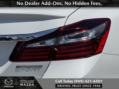 2017 Honda Accord Sedan Sport