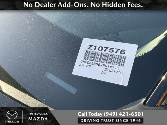 2024 Mazda Mazda CX-30 2.5 S Select Sport
