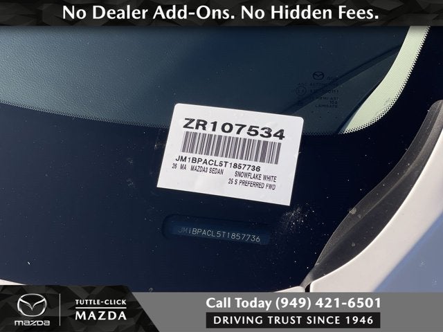 2026 Mazda Mazda3 Sedan 2.5 S Preferred