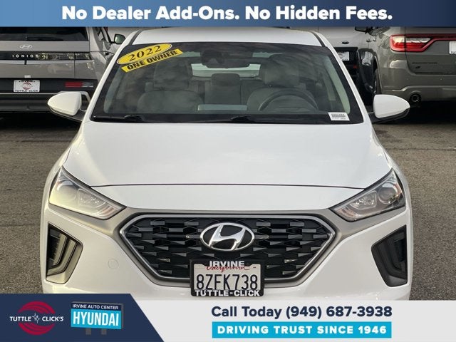2022 Hyundai IONIQ HYBRID BLUE