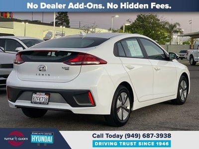 2022 Hyundai IONIQ HYBRID BLUE