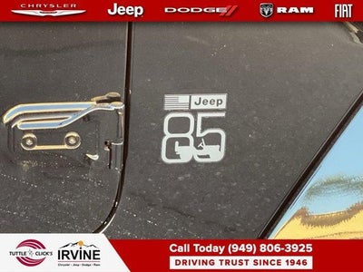 2026 Jeep Wrangler WRANGLER 4-DOOR 85TH ANNIVERSARY EDITION
