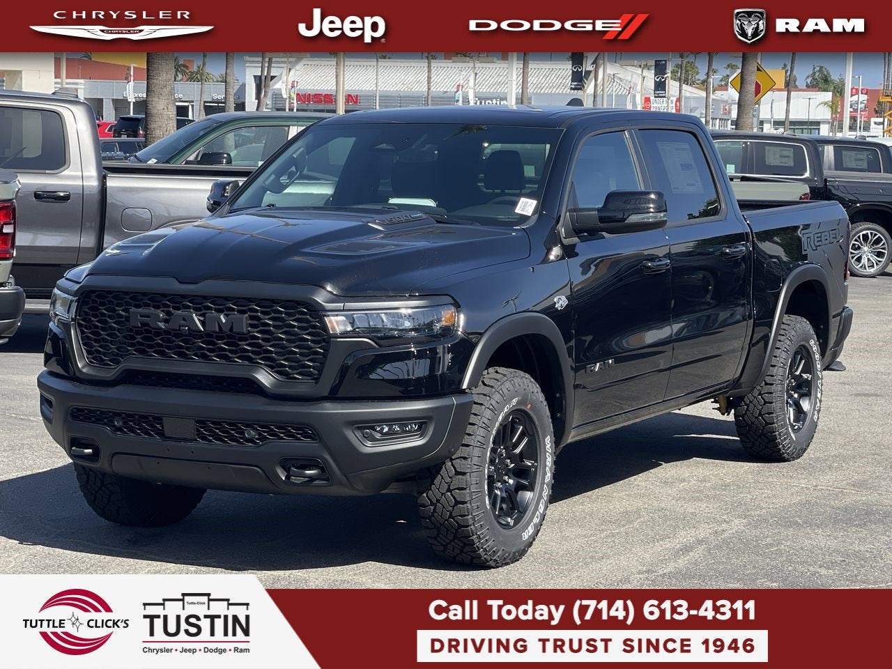 2026 RAM 1500 RAM 1500 REBEL CREW CAB 4X4 5'7' BOX