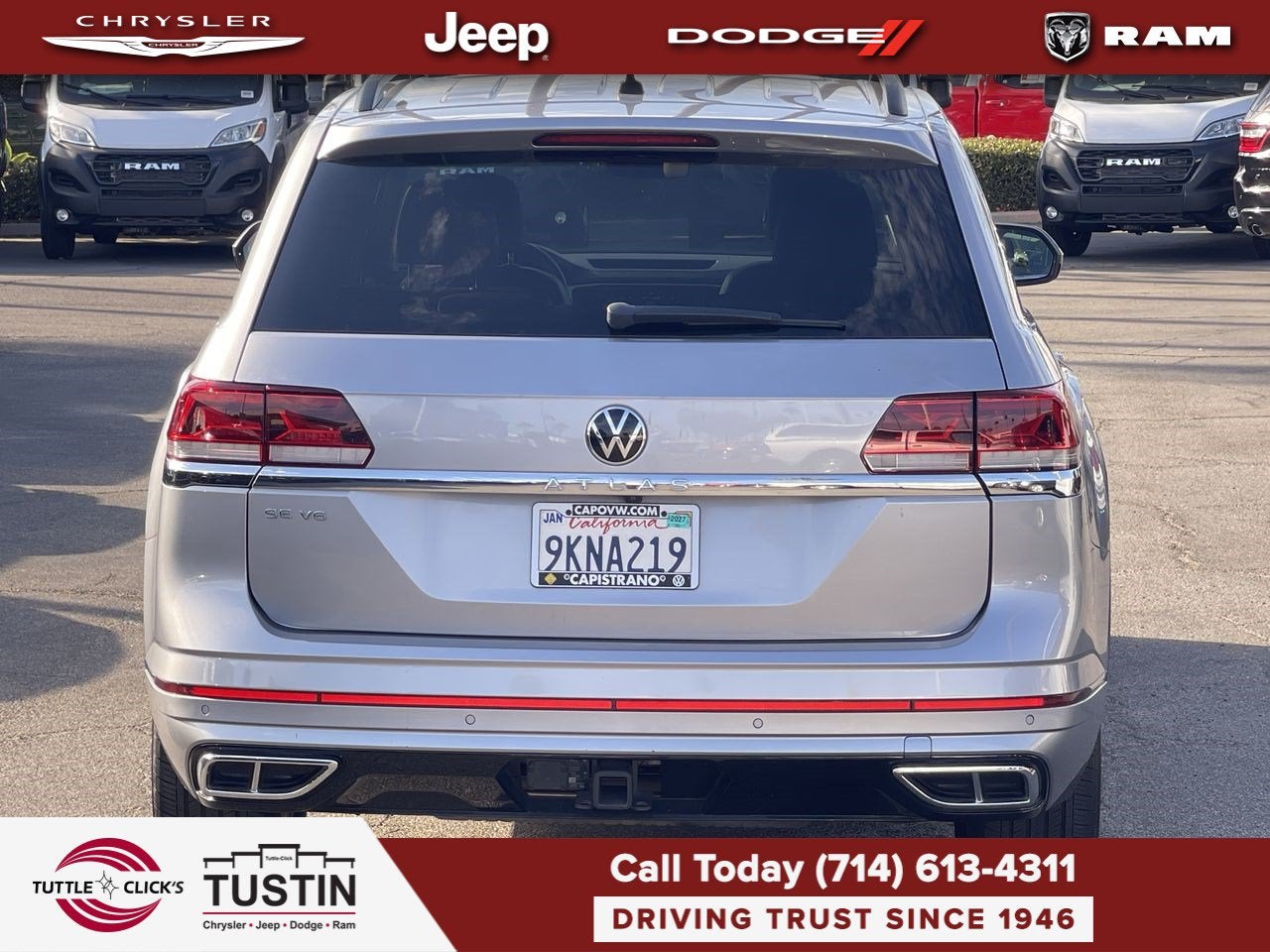 2021 Volkswagen Atlas 3.6L V6 SE w/Technology R-Line