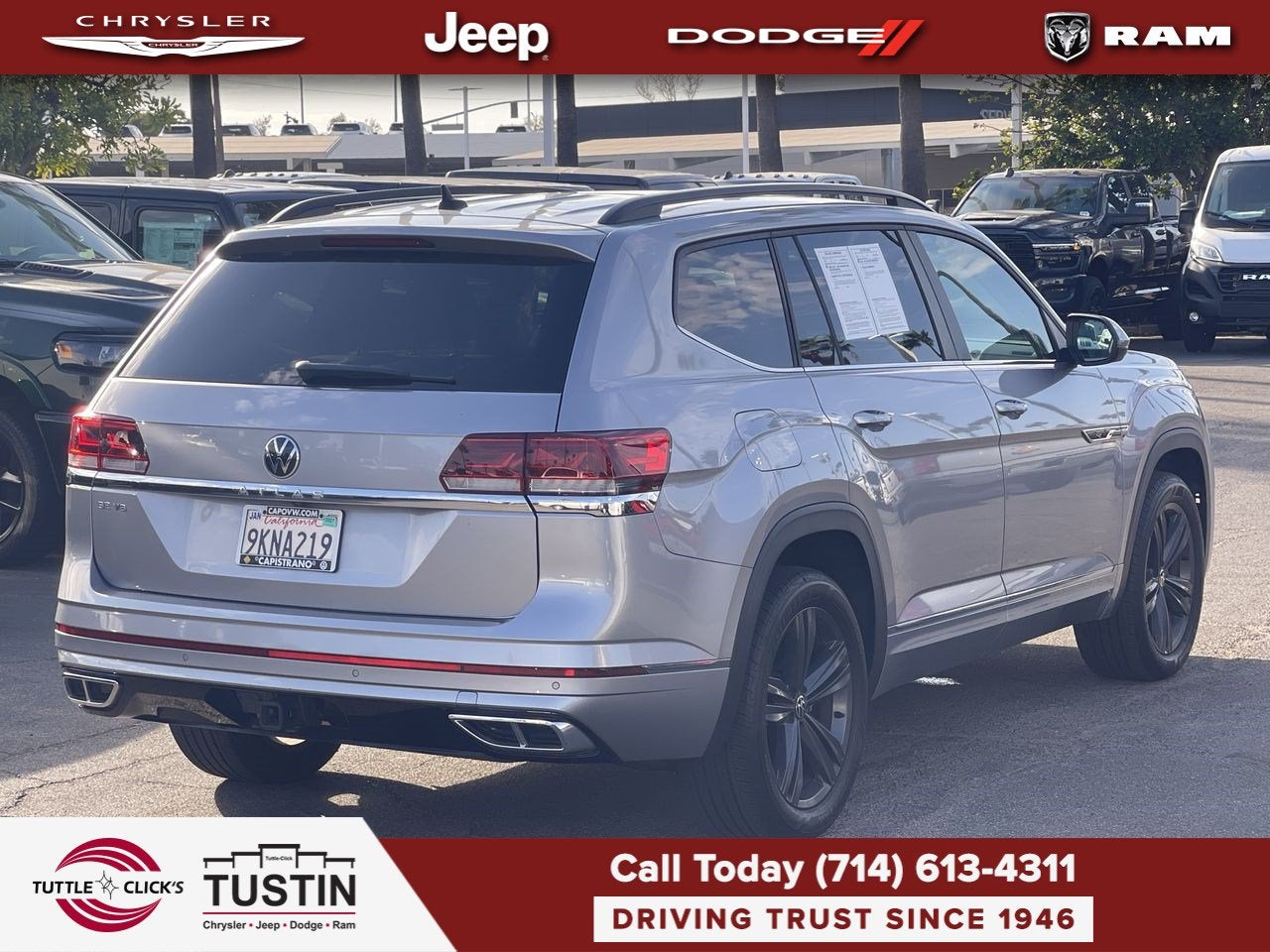 2021 Volkswagen Atlas 3.6L V6 SE w/Technology R-Line