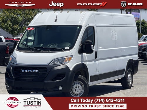 2025 RAM ProMaster 2500 Cargo Van Tradesman High Roof 159' WB w/Pass Seat