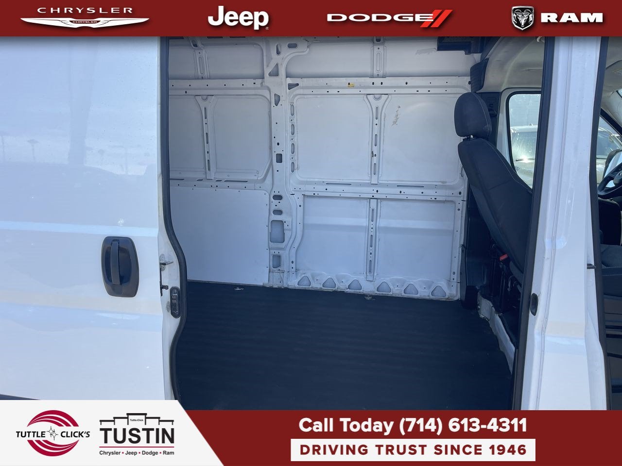 2025 RAM ProMaster 2500 Cargo Van Tradesman High Roof 159' WB w/Pass Seat