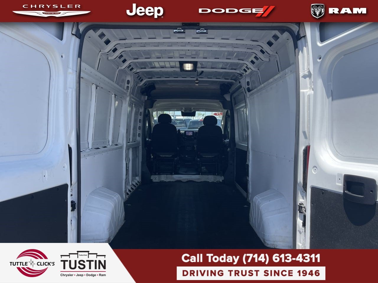 2025 RAM ProMaster 2500 Cargo Van Tradesman High Roof 159' WB w/Pass Seat