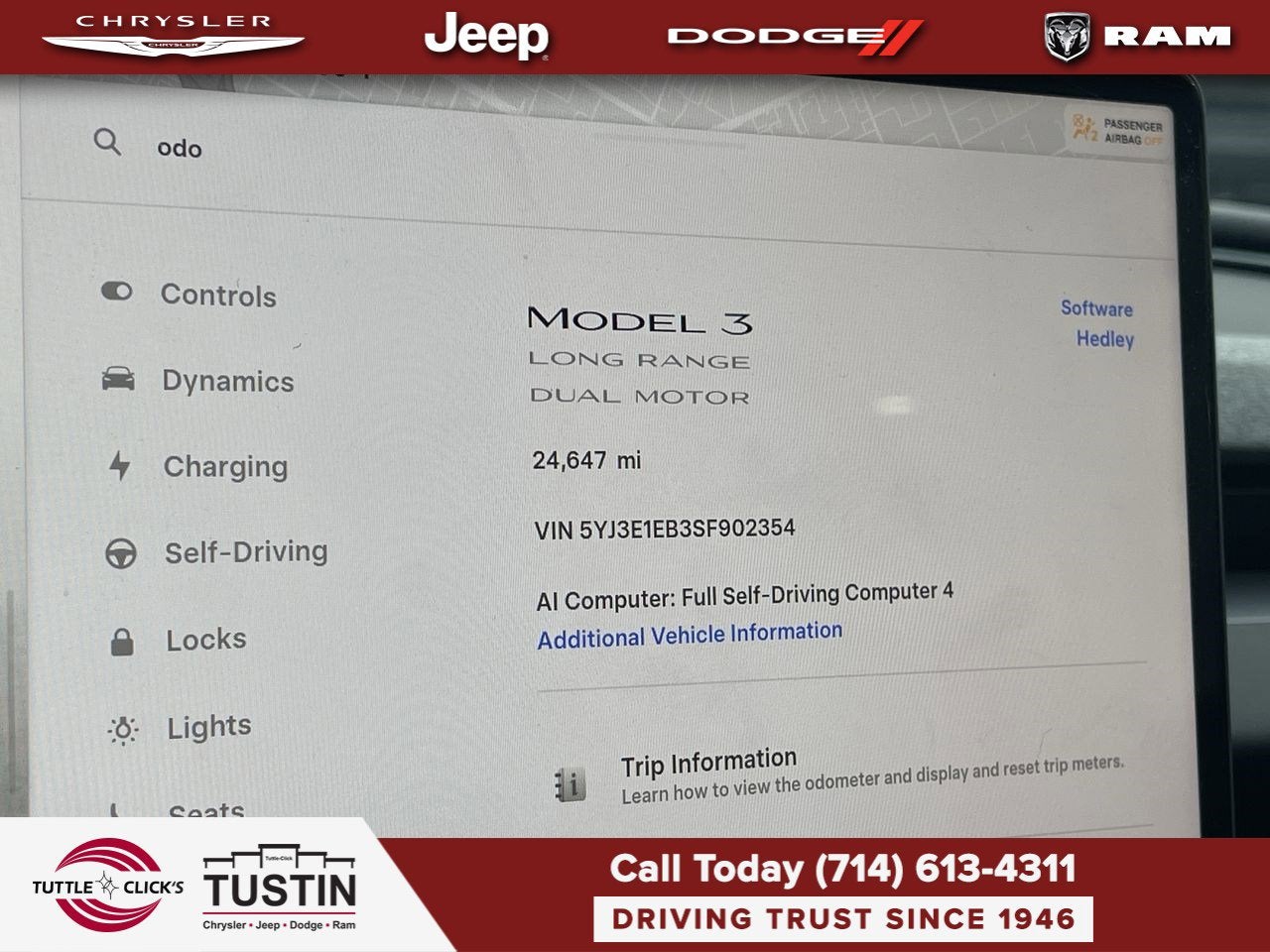 2025 Tesla Model 3 Long Range All-Wheel Drive