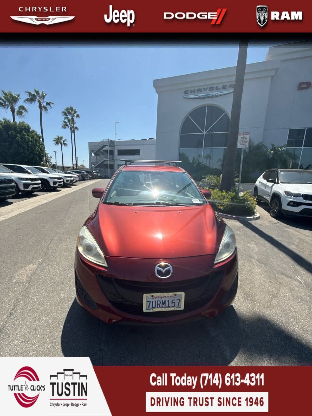 Used 2012 Mazda MAZDA5 Sport with VIN JM1CW2BL8C0115349 for sale in Tustin, CA