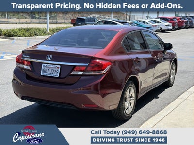 2013 Honda Civic Sdn LX