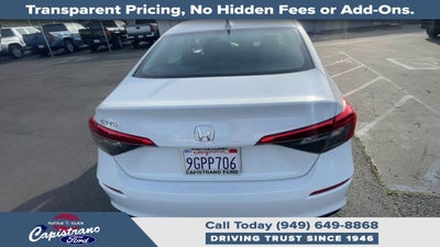 2023 Honda Civic Sedan EX