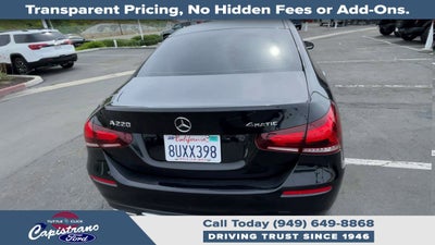 2019 Mercedes-Benz A-Class A 220