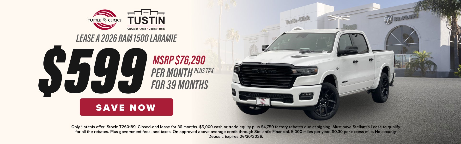 lease a 2026 Ram 1500 Laramie 