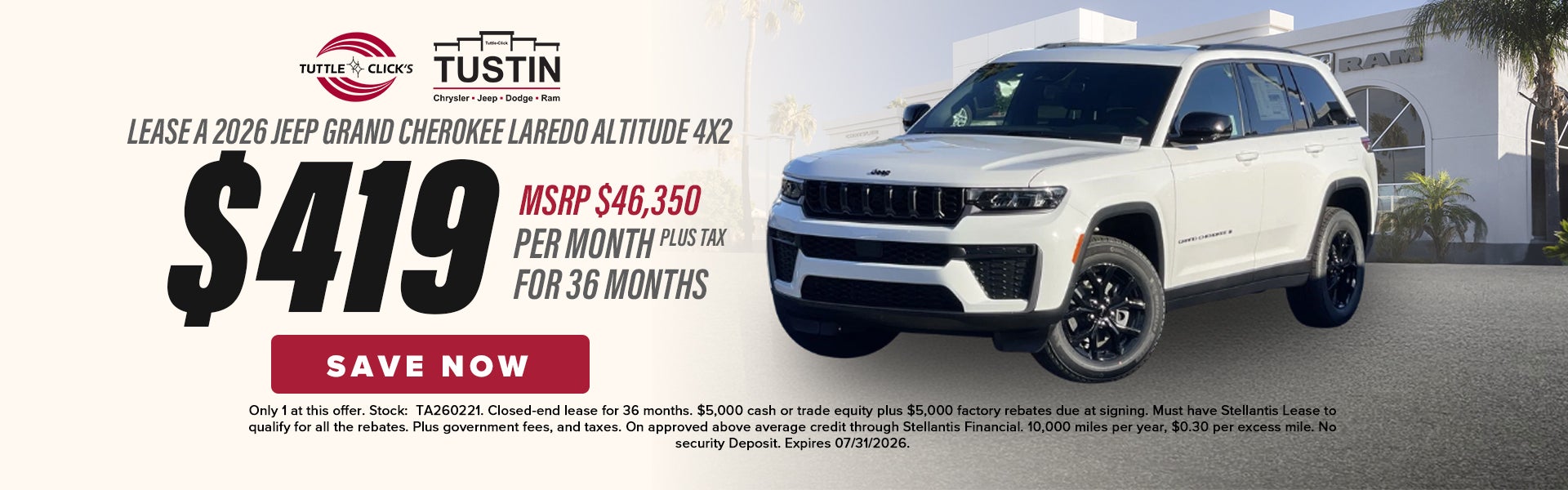 2026 Grand cherokee Laredo